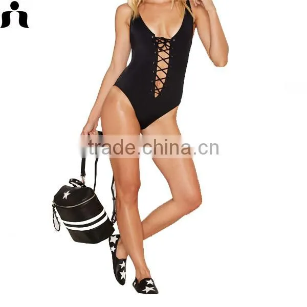 One Piece Swim Suit Custom Swimwear Women OEM photo-4