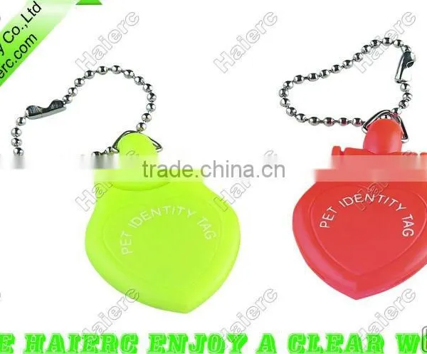 Heart-shaped pet ID card P906: