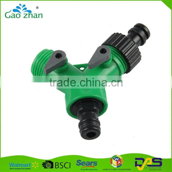 Manufacturer Plastic Y TEE Coupling Male ad Female Hose Connector Tap Connector photo-5