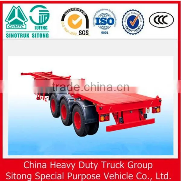 Special for Transporting 20ft and 40ft Container Used Skeleton Semi Trailer With Best Price photo-2