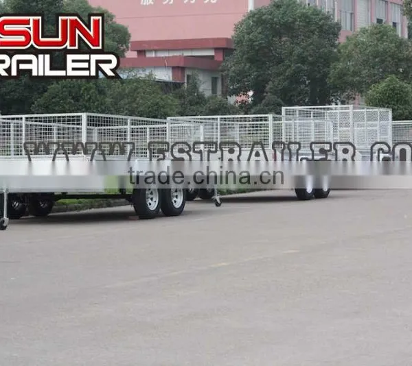 2016 Best Selling Fully Weled Tandem Cage Trailer 10x6/12x6 photo-4