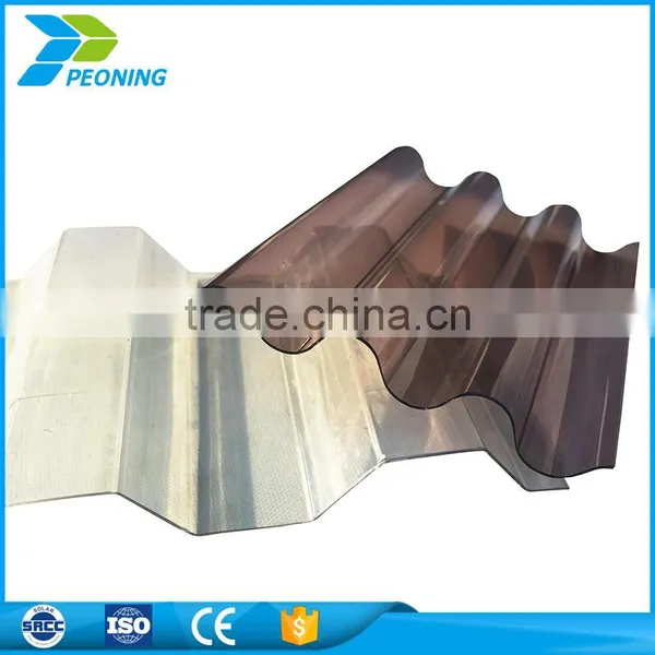 Good Price High Quality Translucent Polycarbonate Plastic Corrugated Roof Panels Sheet photo-2