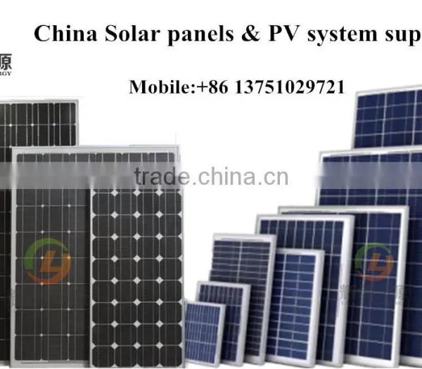 Monocrystalline Solar Panels 100w 150w 200w PV Solar Panel Mono Price photo-5