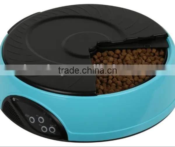 Hot-selling European Fashion Style 4 Meals Automatic Pet Feeder, Battery-Powered Automatic Pet Feeder With Large Seperate Trays photo-5