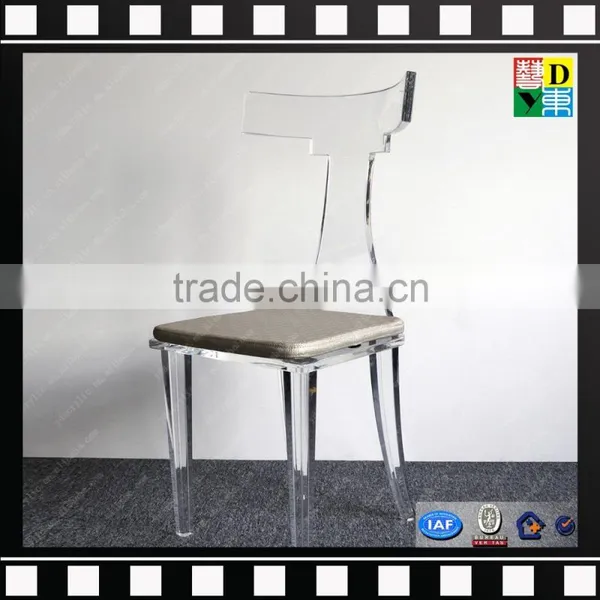Clear Acrylic Modern Pedicure Chair Cheap Acrylic Dining Chair Crystal PMMA Wedding Chair From China Manufacturer photo-5
