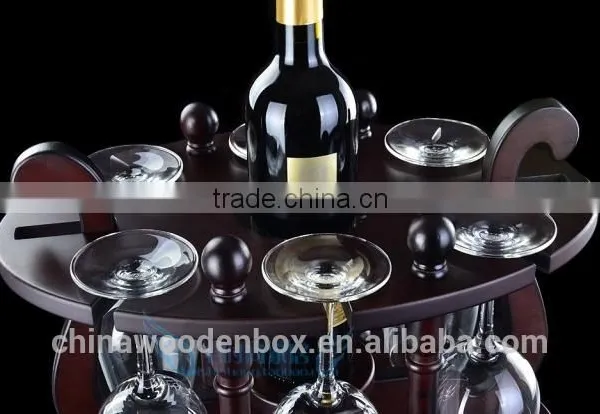 Elegant Wooden Wine Racks,single Animals Bottle Wine Rack Decorative Black Single Bottle Wine Rack photo-3