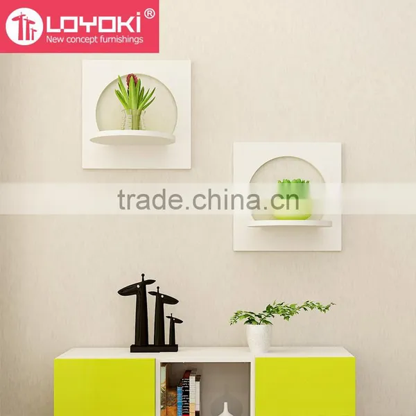 Orginal Design Wall Shelf Lovely Home Furniture for Living Room Wood Wall Decorative Wall Shelf photo-2