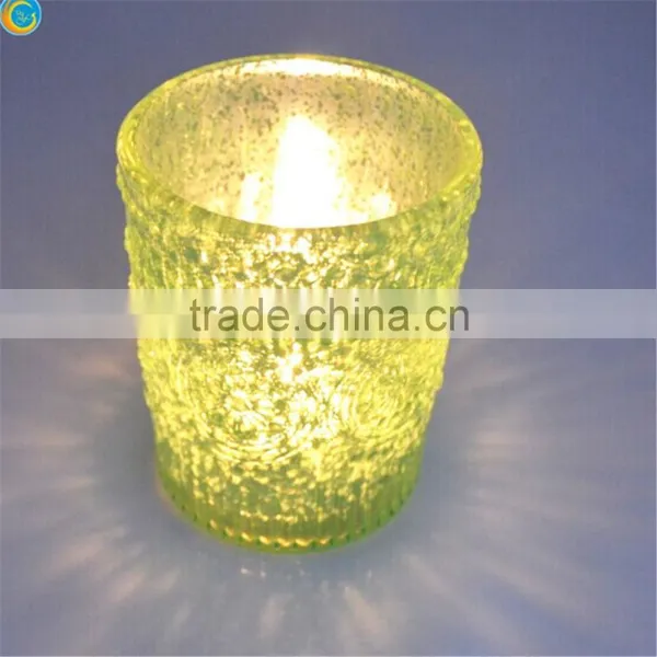 Manufacturer Selling Colorful Selivering Glass Candle Holder photo-3