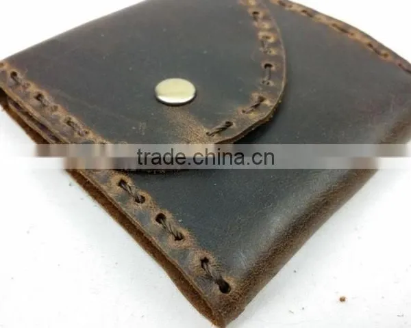 Crazy Horse Leather Atm Card Holder or Credit Card Holder Leather for Men photo-3