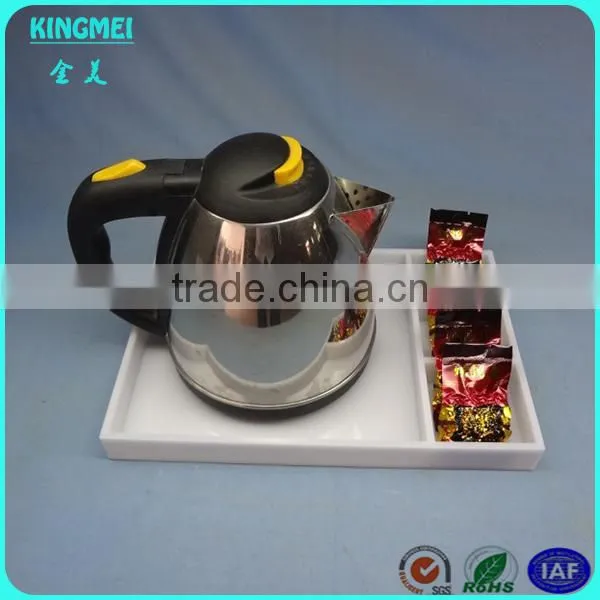 Chinese Manufacture Custom Made Purple Cube Plastic Acrylic Tea Serving Tray photo-5