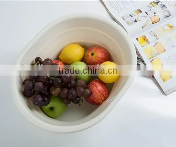 Large Disposable Plastic Unique Decorative Salad Bowls