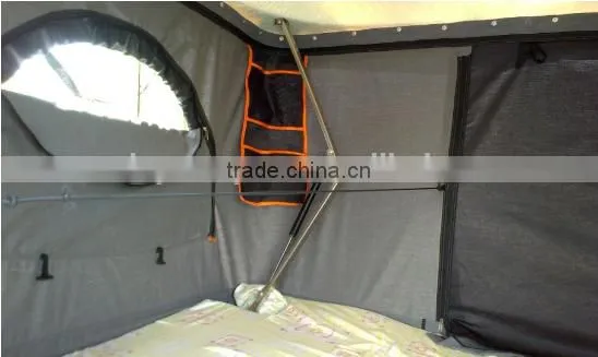 White Fiberglass Shell Hard Roof Top Tent for USA Marketing photo-4