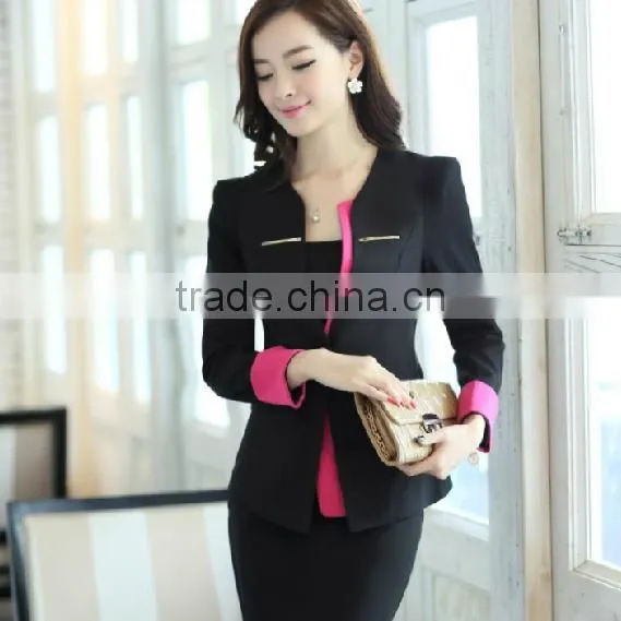 New Design Customized OL Ladies Working Suit WMLSU20150032 photo-3