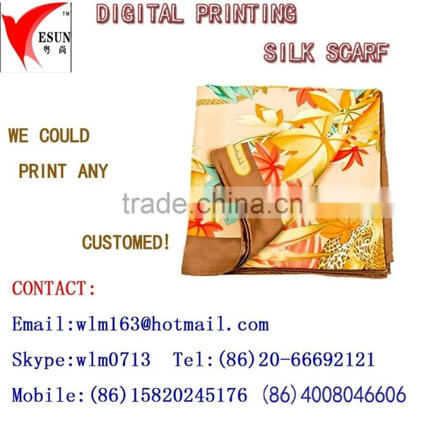 Custom Printed Silk Scarve photo-6