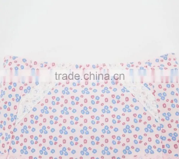Printing Best Quality 95% Cotton 5% Spandex With Lace Custom Sexy Fancy Woman Underwear photo-3