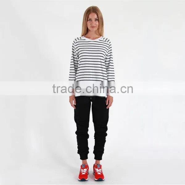 China Suppliers Black Plain Sweat Pants Ladies Jogger Trousers for Women photo-2