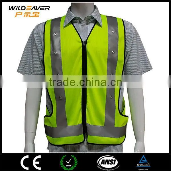 Hi Vis Soft Works Clothing Sercurity Jacket /Police Reflective Vest photo-2