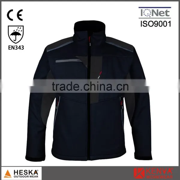 Waterproof Workwear 3 Layer Soft Shell Jacket photo-3