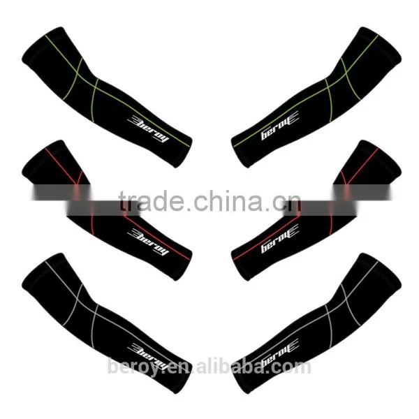 Beroy Compression Arm Sleeves , Custom Sublimation Blank Cycling Arm Warmer photo-2
