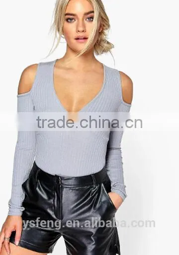 2017 V Neck Sexy Women Knitwear Sweater photo-2