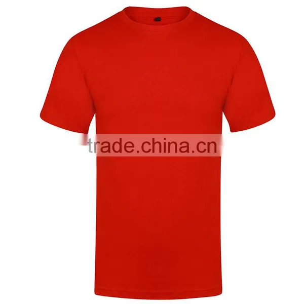 Guangzhou Shandao OEM Factory Summer Plain O-neck Short Sleeve 180g 40% Cotton 60% Polyster Custom Athletic Fit Shirt photo-4