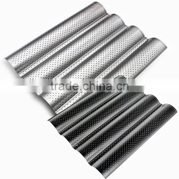 2017 High Temperature Resistant Baguette French Bread Baking Tray Nonstick Carbon Steel Baguette Bread Baking Mold Free Shipping photo-3