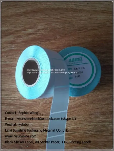 4*6 Zebra Blank Barcode Labels Made In China