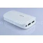 6000mAh Dual USB Power Bank Cell Phone Charging 5V / MP3 MP4 PSP Lithium Batteries