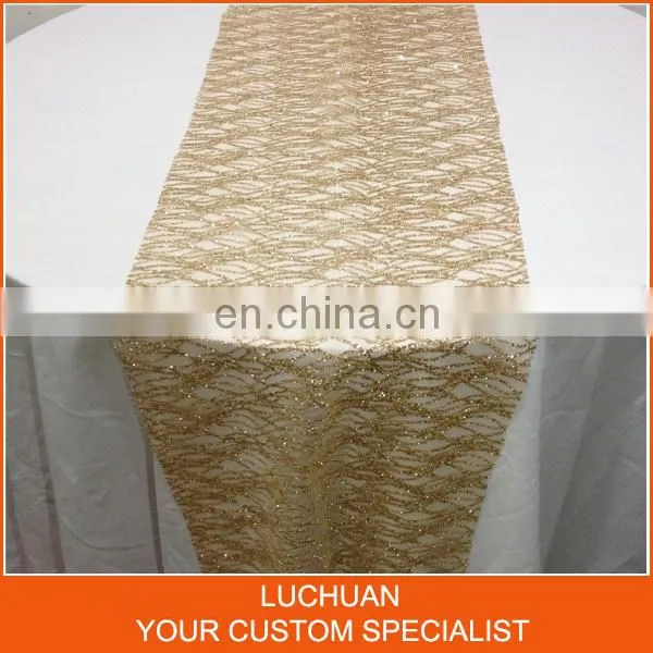 Fancy Wedding Or Christmas Decorative Crochet Table Runner photo-4