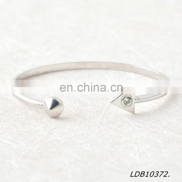 Immitation Rhodium Arrows Cuff Bracelet photo-2