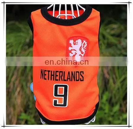 Pet Dog Clothes World Cup Shirt Dog Clothes Dog Summer Casual Shirt photo-4