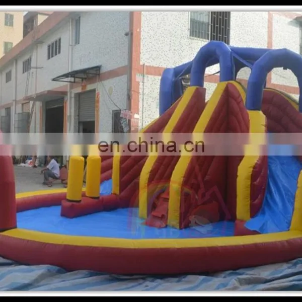 Manafacture Price Inflatable Water Slide With Pool Air Toy Inflatable Pool With Slide for Sale photo-2