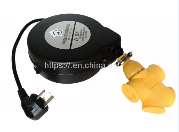Extension Power Cord Retractable Cable Reel With Plug and Socket photo-4