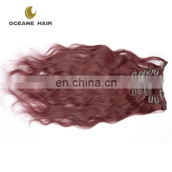 Kinky Hair Clip on Extensions Clip in Hair Extensions Human Hair Extensions Clips photo-6