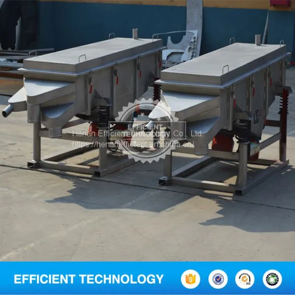 Spices Sugar Single Layer One Deck Square Vibrating Rectangular Linear Vibro Sieve Shaker Machine photo-2