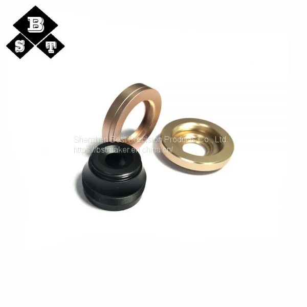 OEM Aluminum DSLR Camera Part Cnc Machining Lens Hood Part photo-2