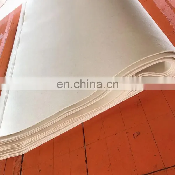 100% Merino White Pressed Wool Felt photo-2