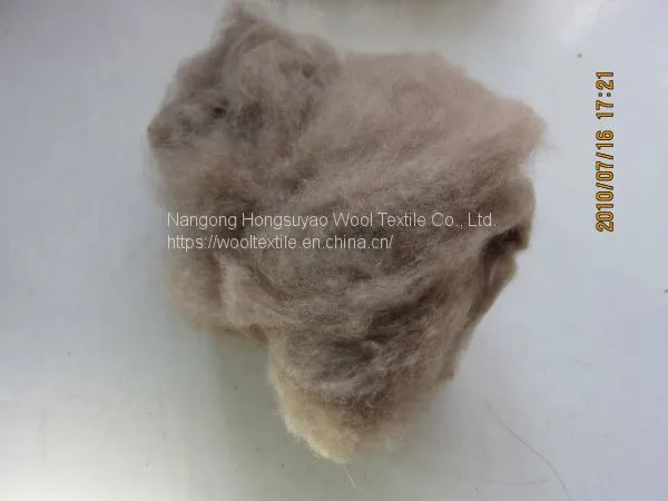 Pure Brown Color Soft Mink Fiber 100% Mink Fiber With Top Quality photo-4