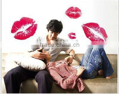 2016 New Style Custom Colorful Lovers/animals/flowers/home Decoration Decals Adhesive Wall Stickers Labels Decoration photo-2