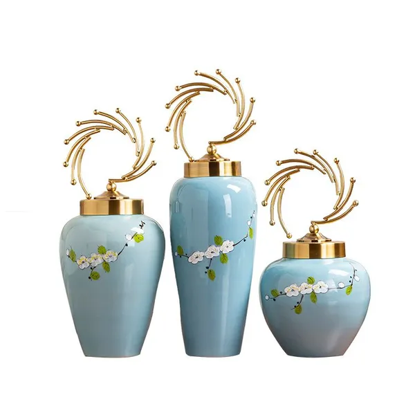 New Chinese Modern Simple Fashion Hand Made Ceramic Vase For Hotel Office Showroom Decor photo-5