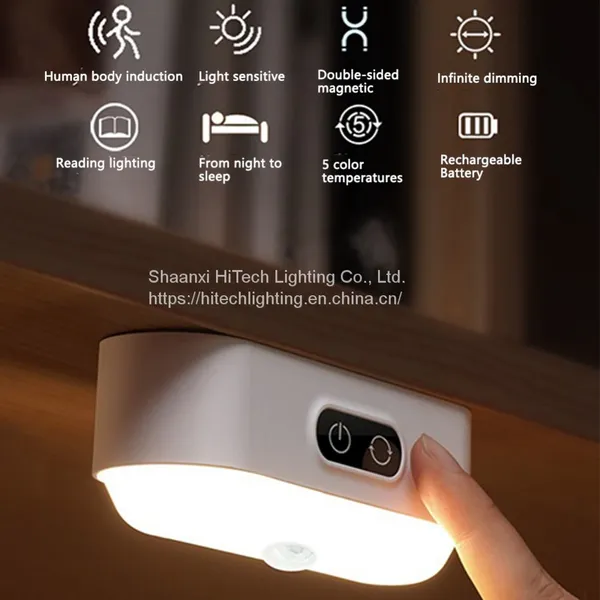 LED Bedside Wall Reading Lamp Eye Protected 3 Modes Lighting Brightness Adjustable LED Desk Lamp For Study USB Rechargeable Lamp photo-2