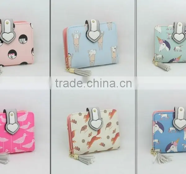 Luxury Fashional and Elegant Women Use Lady Cash Wallet Purse Billetera Cartera Pu Leather Para Dama Mujer photo-2