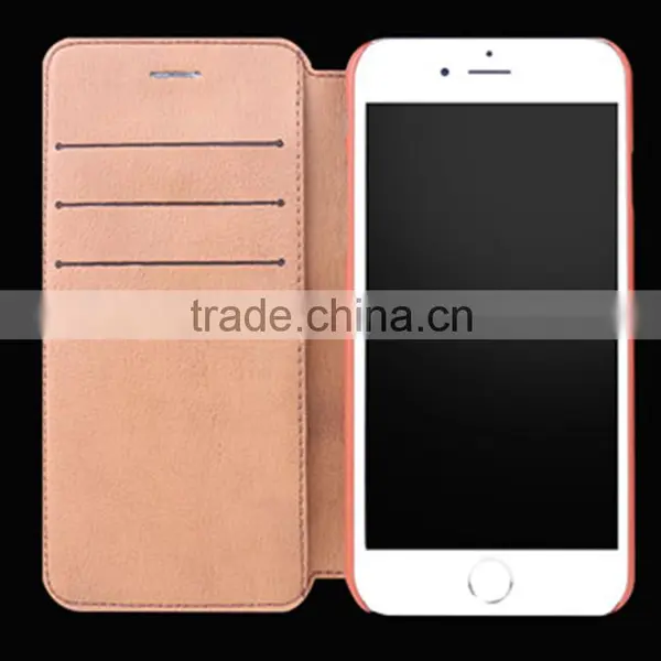 MOFi Waterproof Leather With Credit Card Slot Mobile Phone Flip Cover Case for IPhone 6S Plus, IPhone A1687,A1699, A1691 photo-2