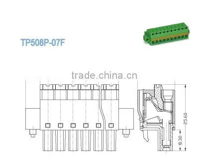 Termin Block Pitch 5.08mm 2P - 20P Pluggable Terminal Blocks Plug-in Terminal Blocks photo-2