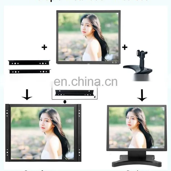 Smart 15 Inch Desktop All in One Capacitive Touch Screen POS Touch Screen LCD Display photo-4