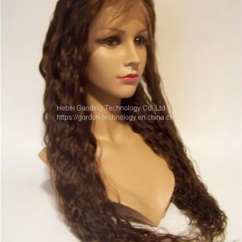 Gaoding Long Dark Brown Full Lace Wig With Wholesale Price photo-2