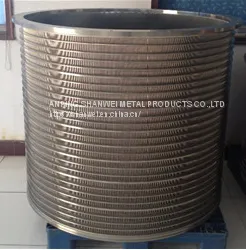 Stainless Steel Vee Wire Wrap Welded Cylinder Baskets Johnson Screen Cylinder Basket Filter Slotted Sieve Cylinder Baskets photo-3