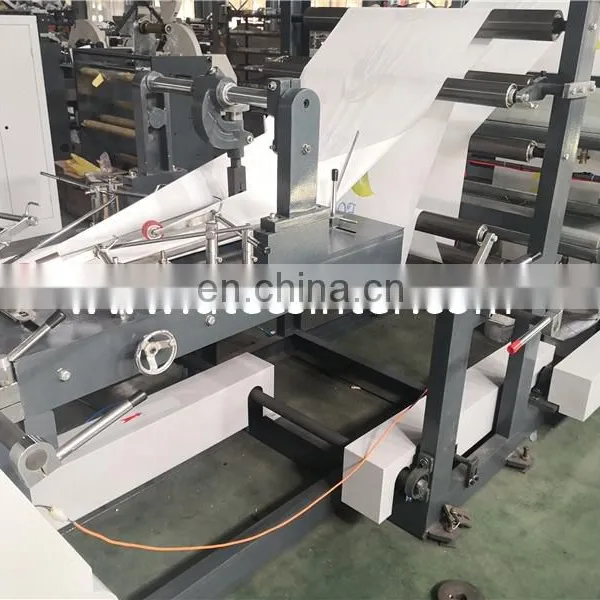 HD400E Automatic Degradable V-shaped Sharp Flat Bottom Paper Bag Making Machine photo-3