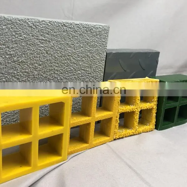 Cheap Price 38*38mm Glass Fiber Reinforced Grating FRP Fiberglass Grating photo-5