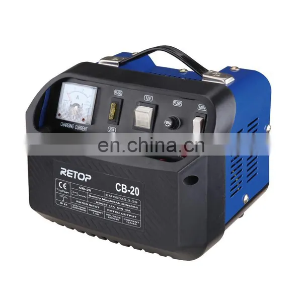 12V 24V Single Phase Battery Charger CB-15 Rechargeable Battery for Car Standard Battery Electric VOOC 3.0 Retop or OEM 50/60hz